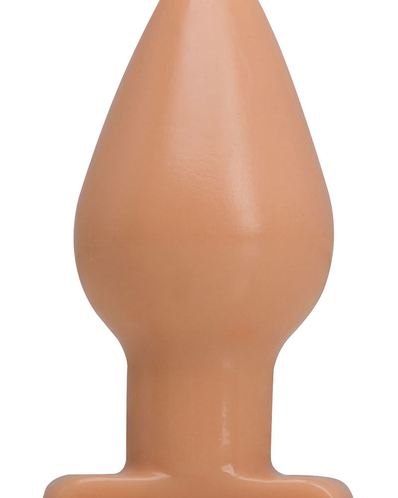 Tapón anal Wildfire Down And Dirty resistente al agua de 4,5 pulgadas en color carne