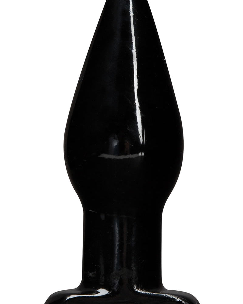 Tapón anal impermeable Wildfire Down And Dirty de 4 pulgadas, color negro