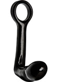 Wildfire Down And Dirty Plug And Tug Anal Plug And Cock Ring Waterproof 5 Inch Black