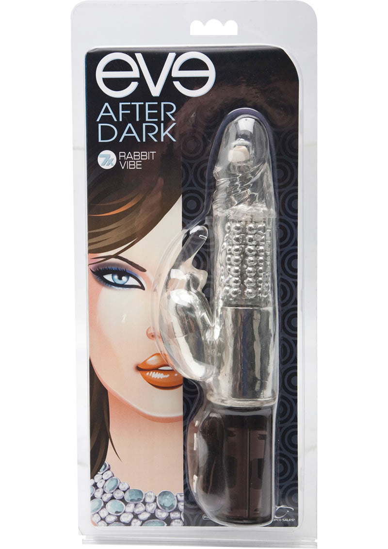 Vibrador de conejo con brillo Eve After Dark 7x