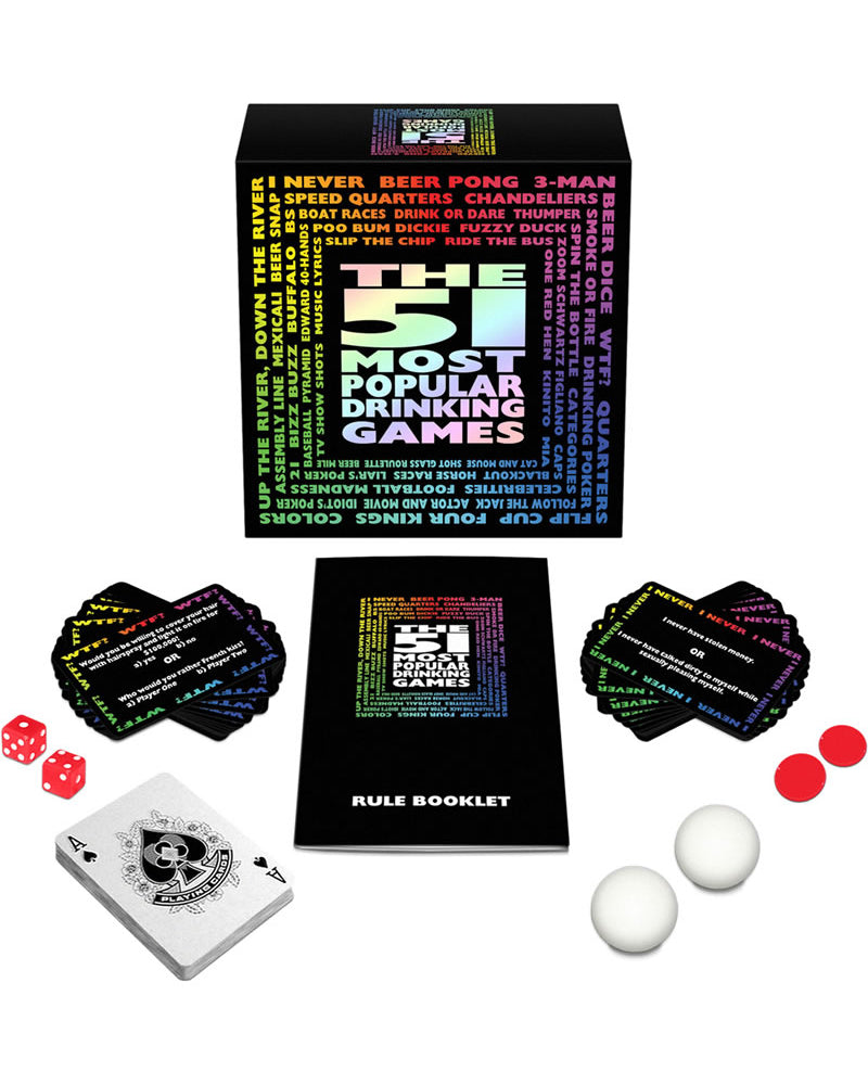 Los 51 juegos de beber más populares