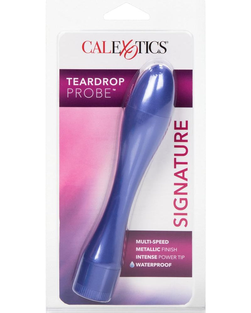 Sonda de agua con forma de lágrima, resistente al agua, color morado