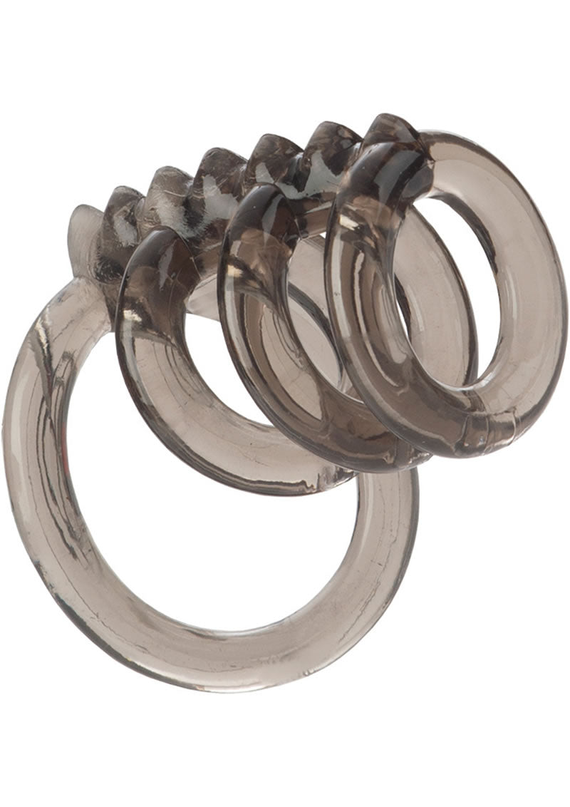 Anillo para el pene triple liso Support Master del Dr. Joel Kaplan
