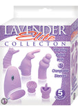 Elite Collection - Bala vibradora con 5 fundas intercambiables, color lavanda