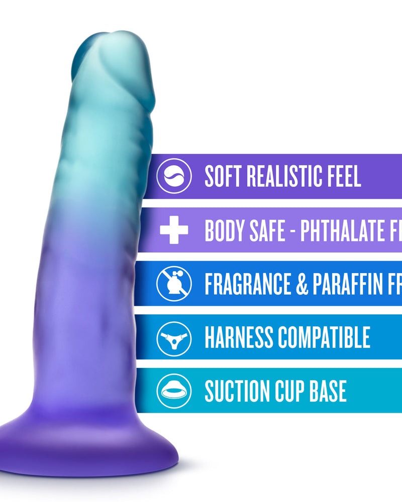 "B Yours - Morning Dew - 5 Inch Dildo - Sapphire BL-38400"