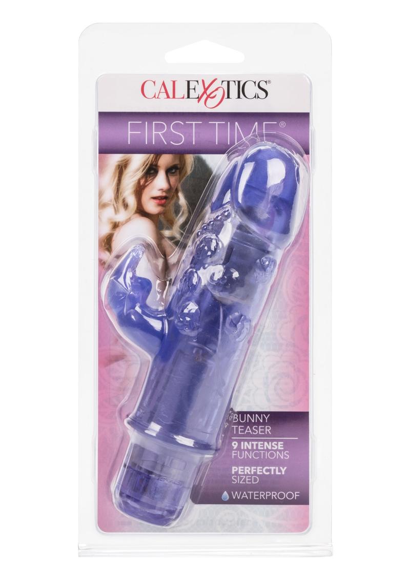 Vibrador conejito para principiantes resistente al agua color morado