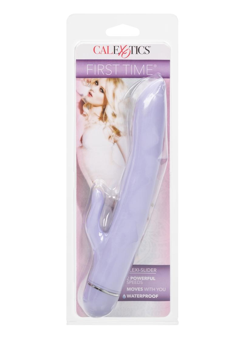 First Time Flexi Slider Vibrator Waterproof Purple