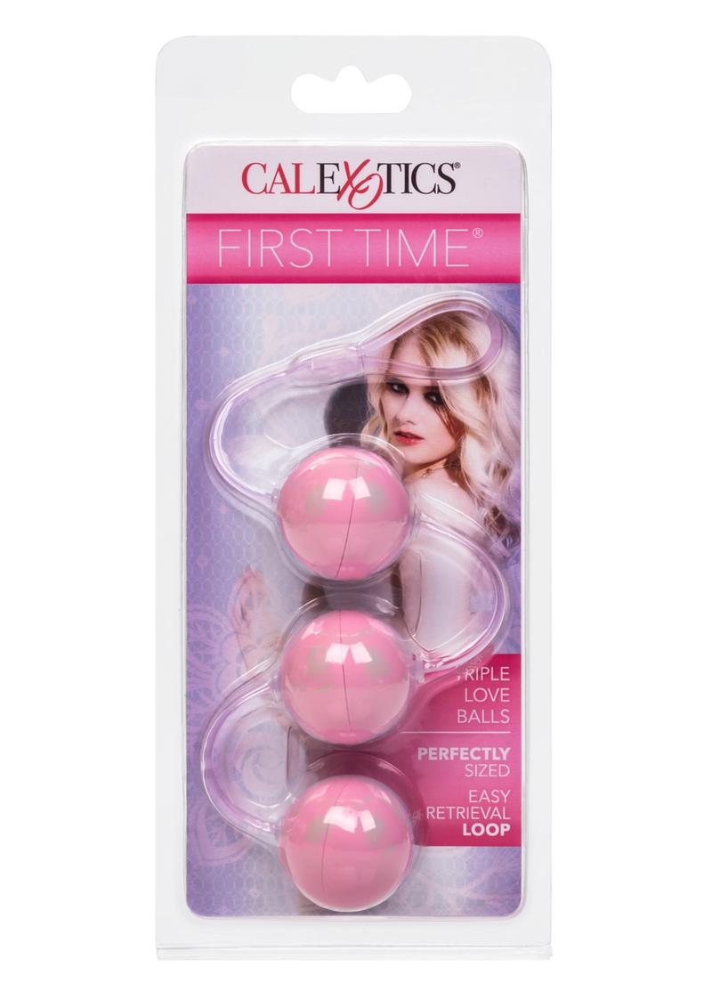 First Time Love Balls Triple Lover Perfectly Weighted For The Beginner Pink