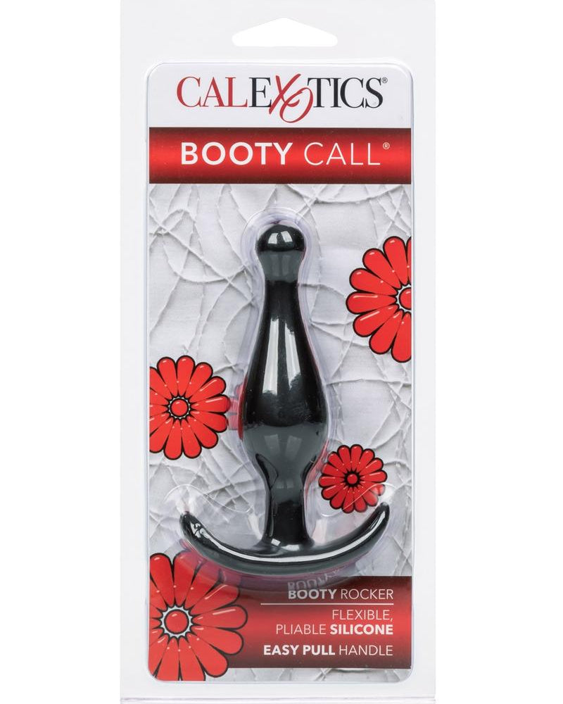 Tapón anal de silicona Booty Call Booty Rocker, color negro