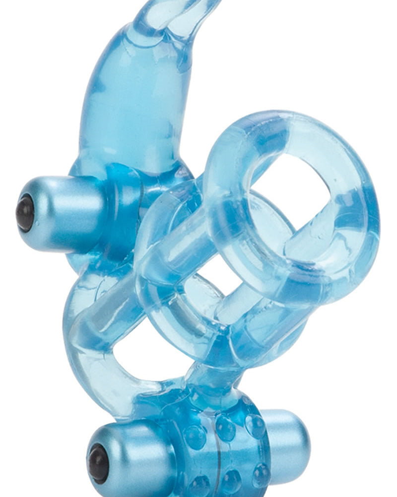 Sistema de soporte Double Trouble de Basic Essentials, resistente al agua, color azul
