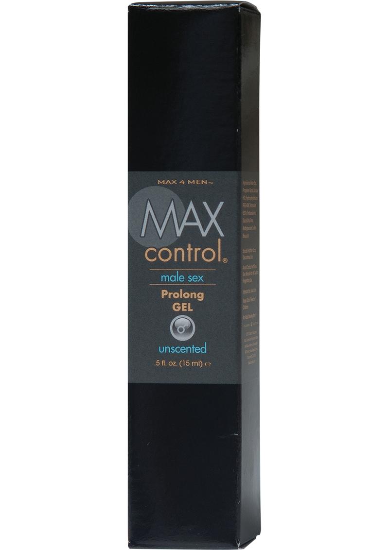 Max 4 Men Max Control Male Sex Prolong Gel Unscented 0.5 Ounce