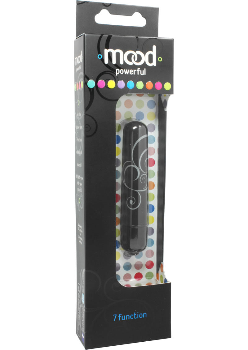 Pistola de agua Mood Potente, pequeña, con 7 funciones, de 3,5 pulgadas y color negro