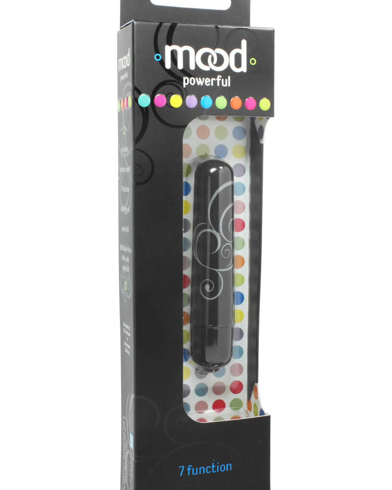 Pistola de agua Mood Potente, pequeña, con 7 funciones, de 3,5 pulgadas y color negro