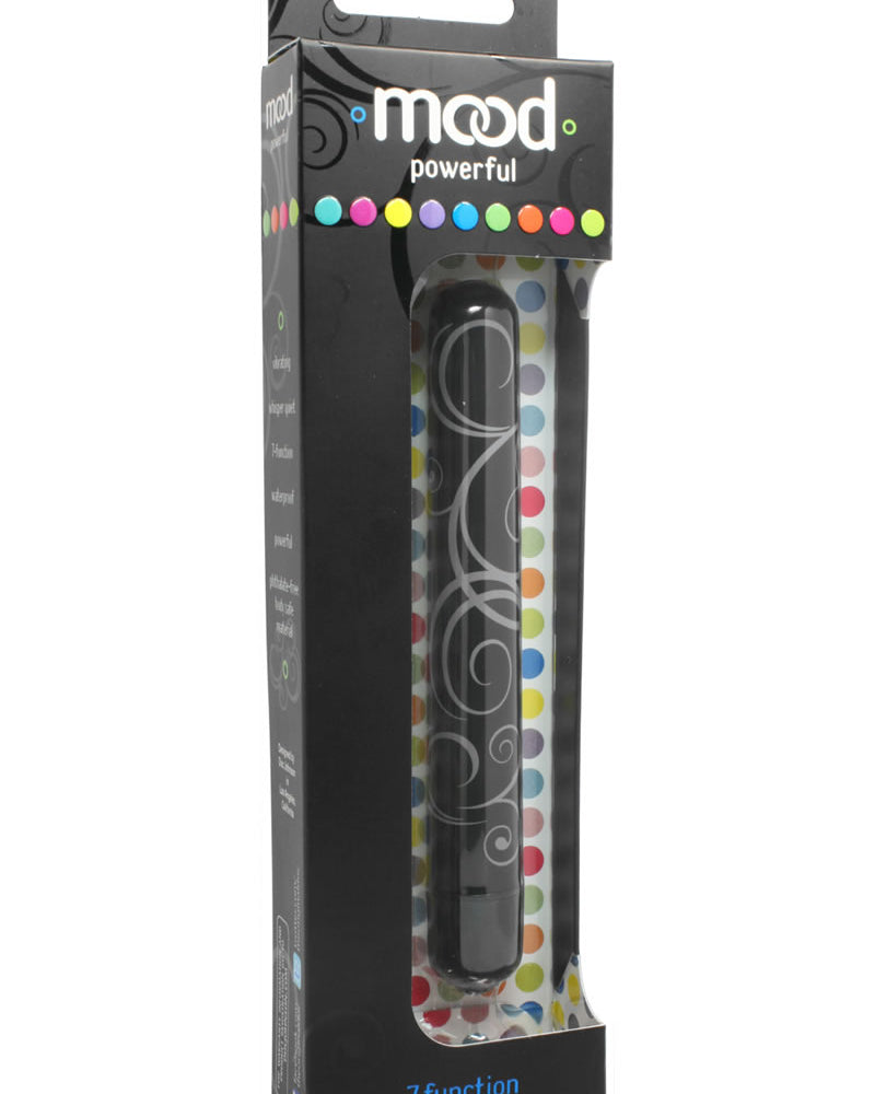 Mood - Pistola de agua potente con 7 funciones, tamaño grande, 5 pulgadas, color negro