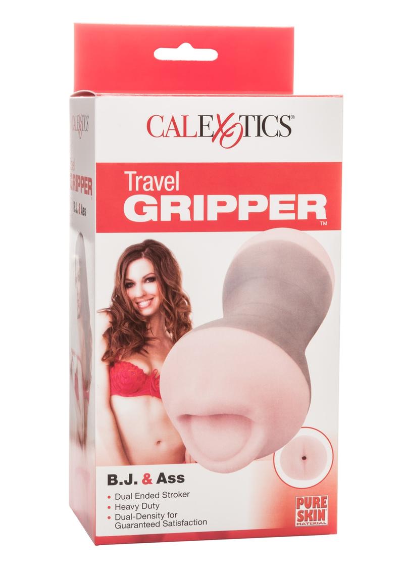 Travel Gripper BJ And Ass Masturbator Pink