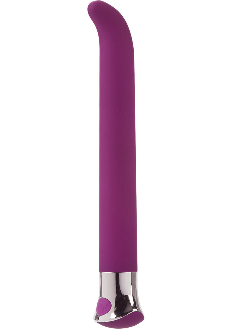 Risque - Vibrador impermeable para punto G - Negro/Morado/Azul