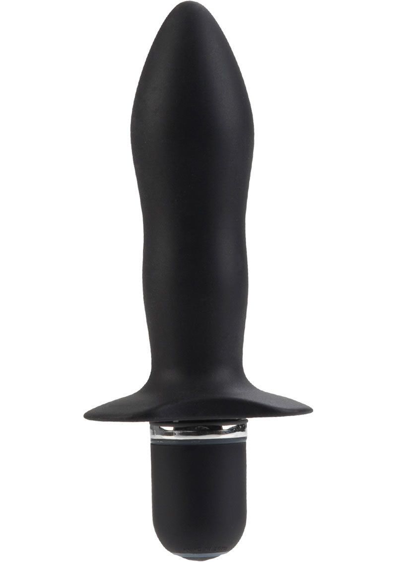 Sonda de silicona Booty Call Booty Rocket resistente al agua, color negro