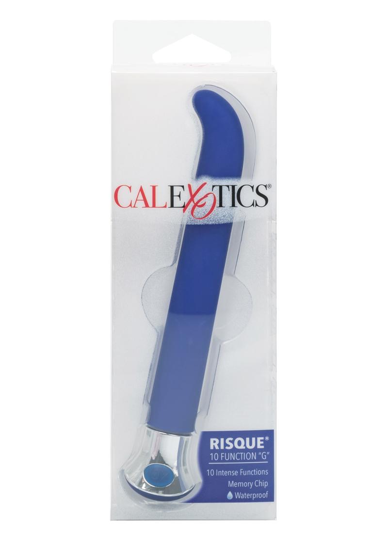 Risque G-spot Waterproof Vibrator - Blue