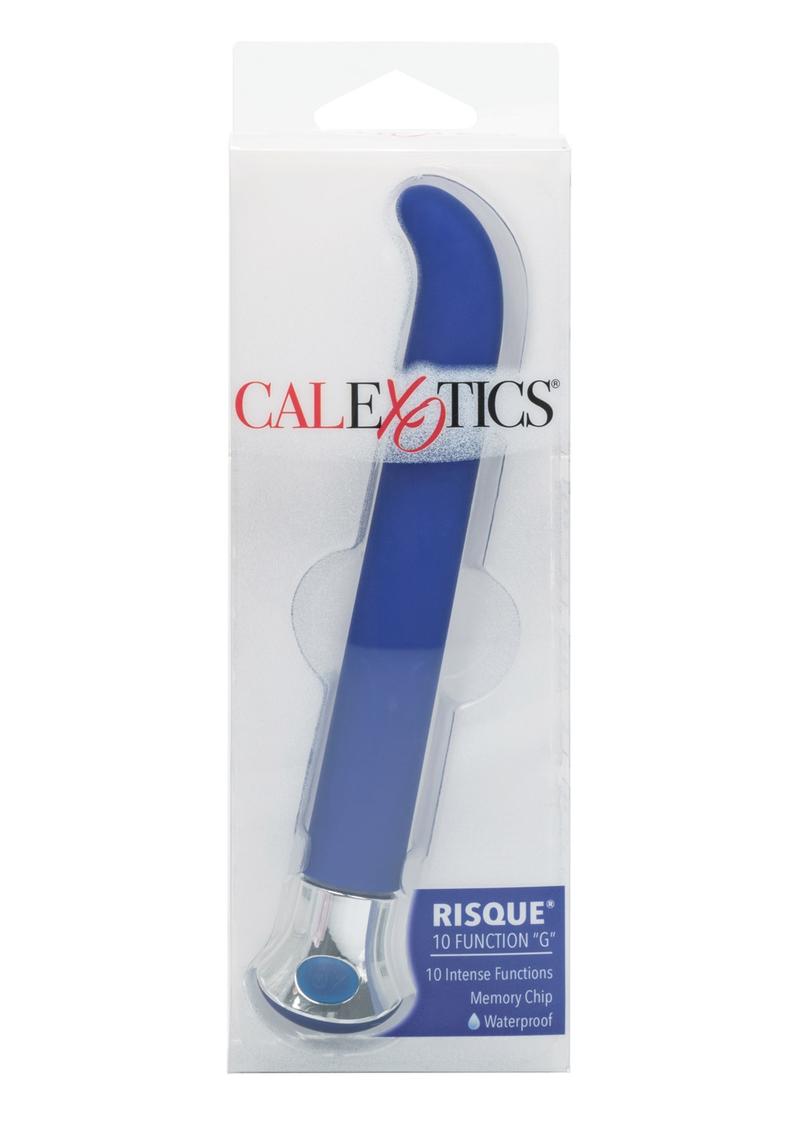 Vibrador resistente al agua para punto G Risque, color azul