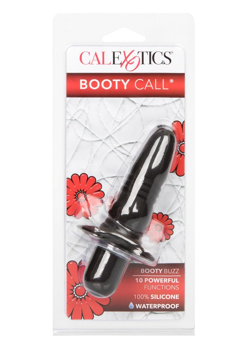 Sonda de silicona Booty Call Booty Buzz resistente al agua, color negro