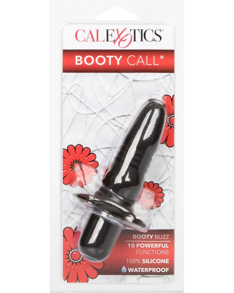 Sonda de silicona Booty Call Booty Buzz resistente al agua, color negro