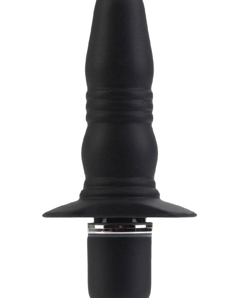 Sonda de silicona Booty Call Booty Buzz resistente al agua, color negro
