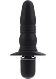 Sonda de silicona Booty Call Booty Buzz resistente al agua, color negro