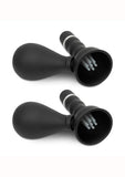 Fetish Fantasy Cordless Vibrating Nipple Suckers Black