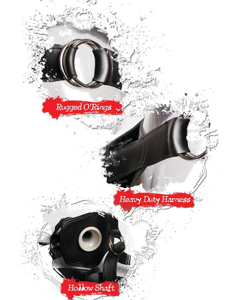 Fetish Fantasy Extreme 12 Hollow Strap Black