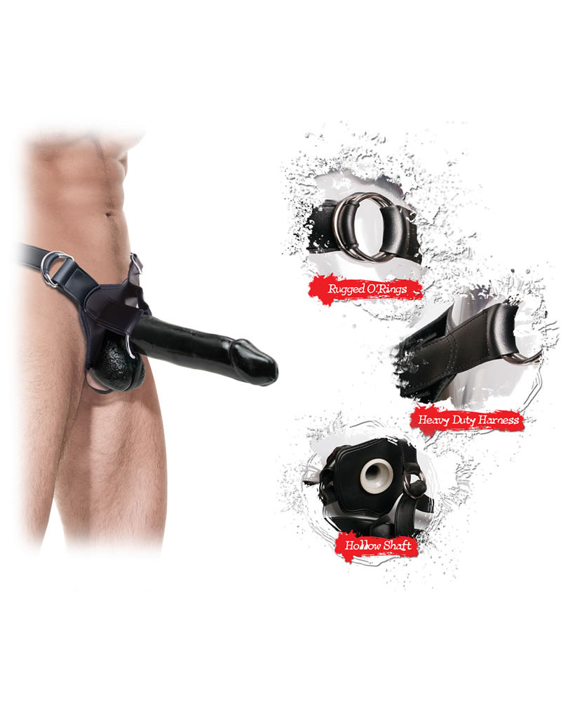 Fetish Fantasy ?Extreme 10 Hollow Strap Black