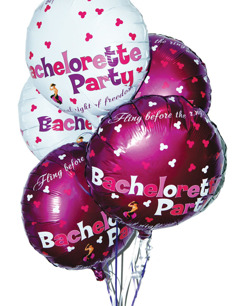 Bachelorette Party Foil Balloons 9 Pack