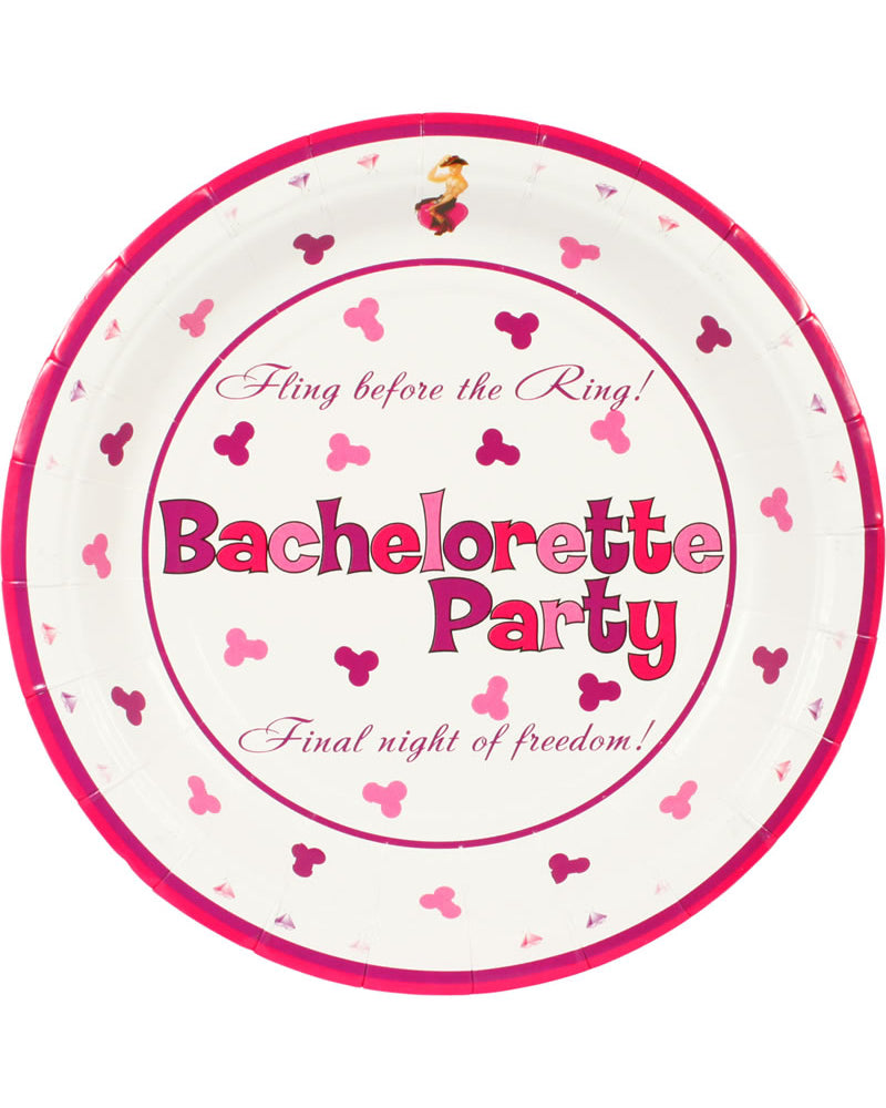 Bachelorette Party 7 Inch Plate 10 Pack