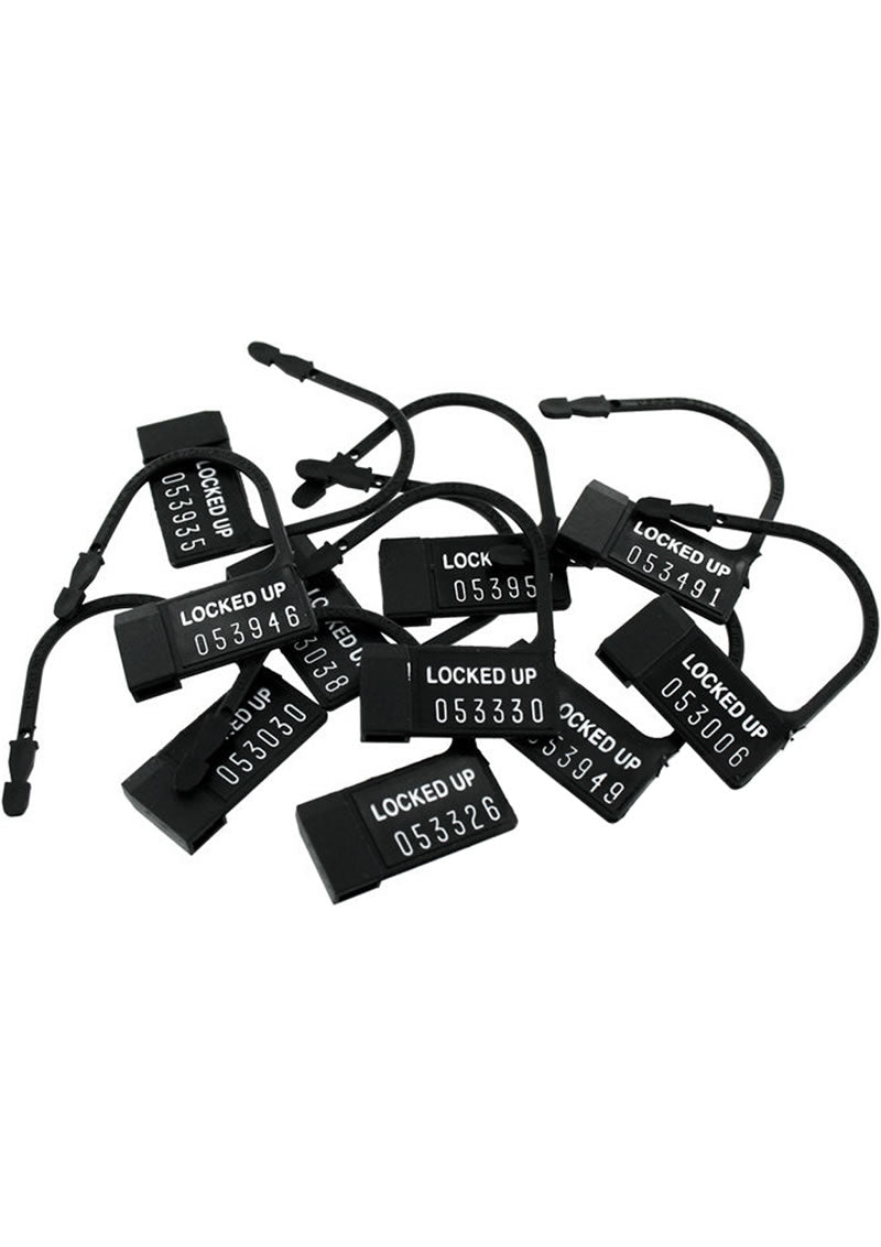 Cerraduras de plástico para castidad masculina, 10 por paquete