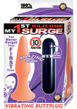 My First Silicone Surge Vibrating Butt Plug 5 Inch Flesh