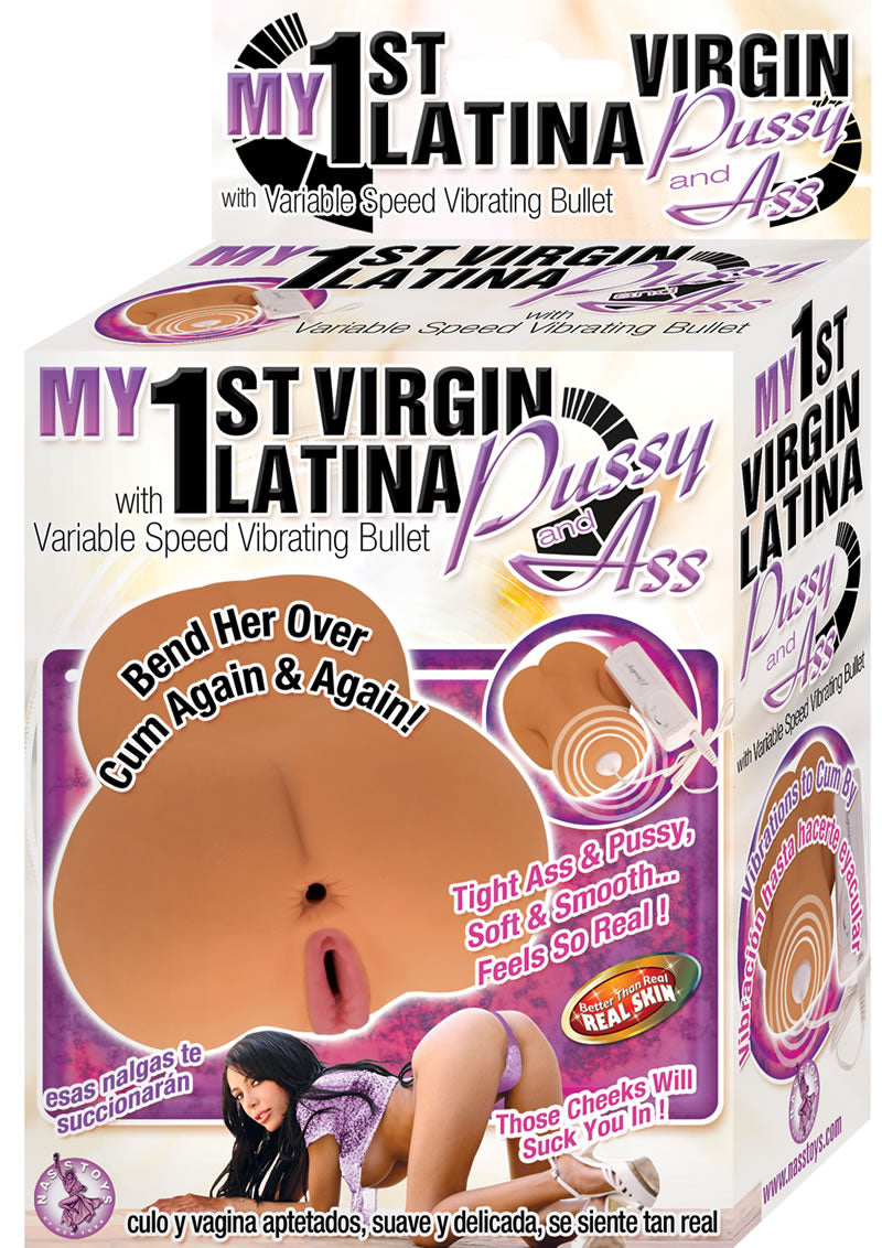 My First Virgin Latina Pussy And Ass Masturbator Flesh