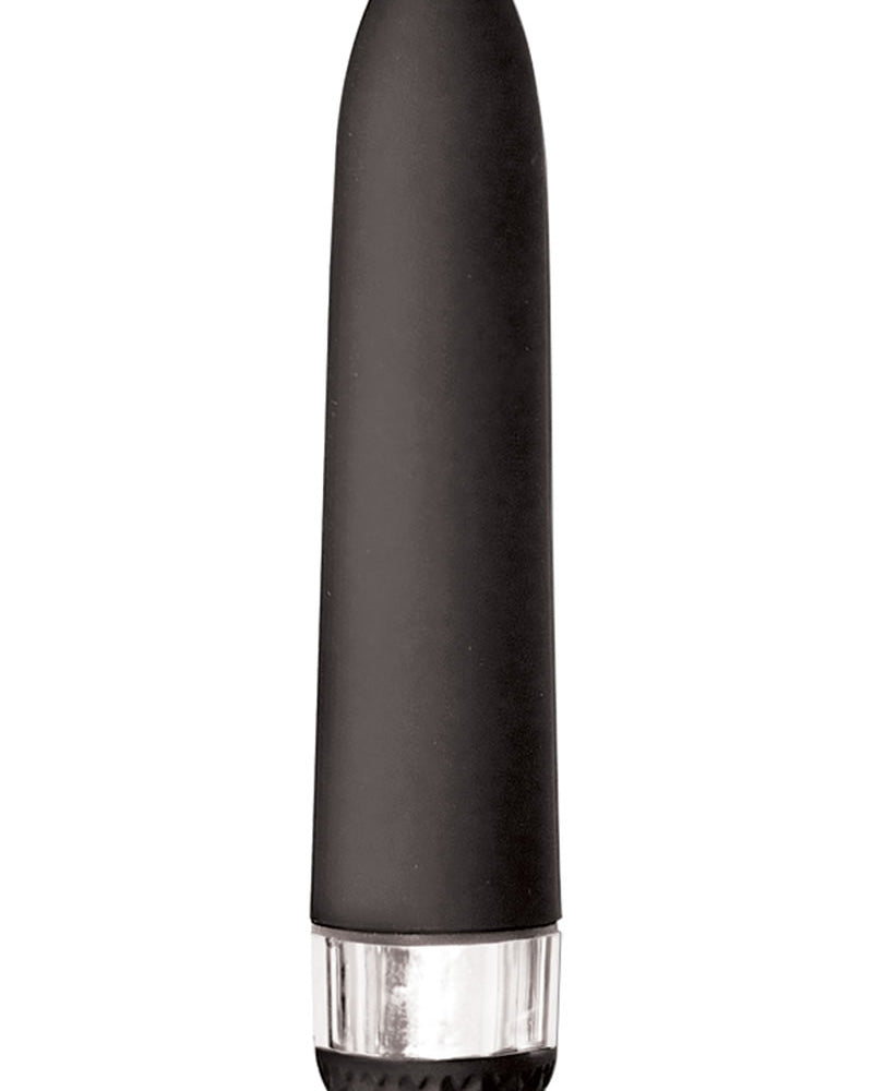 Masajeador personal Velvet Kiss We Scream, resistente al agua, 5 pulgadas, color negro