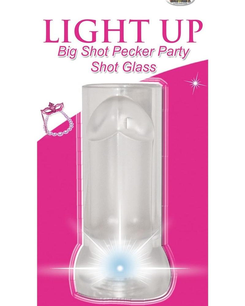 Bachelorette Party Big Shot Light UP Pecker Party Shot Glass