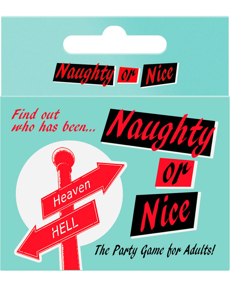 Juego de cartas para beber Naughty Or Nice