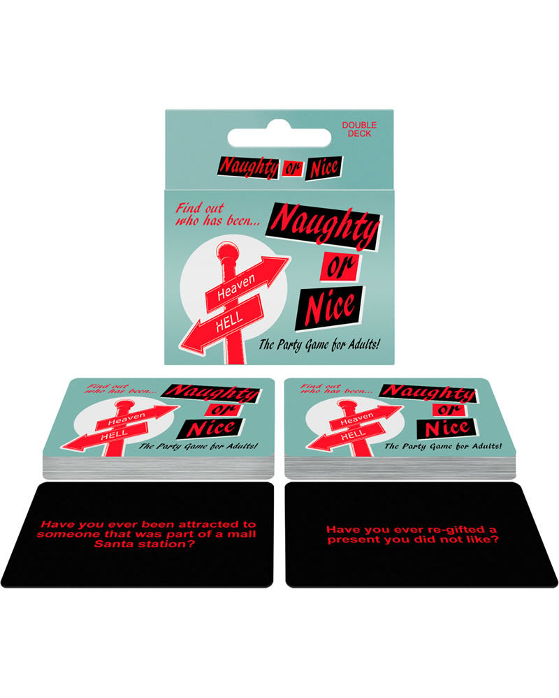 Juego de cartas para beber Naughty Or Nice