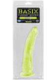 Basix Rubber Works Slim 7 Dong de 7 pulgadas que brilla en la oscuridad