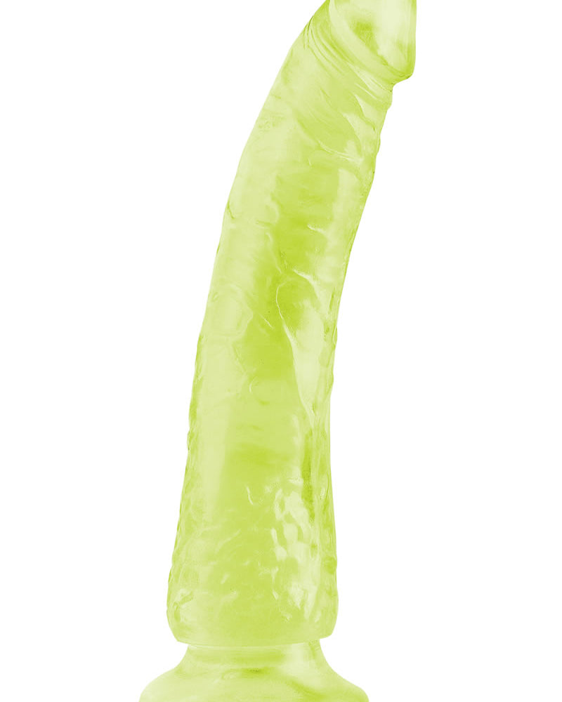 Basix Rubber Works Slim 7 Dong de 7 pulgadas que brilla en la oscuridad