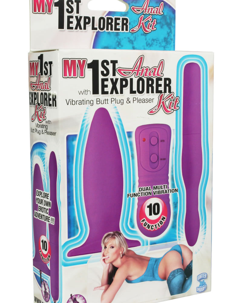 Mi primer kit de exploración anal impermeable morado
