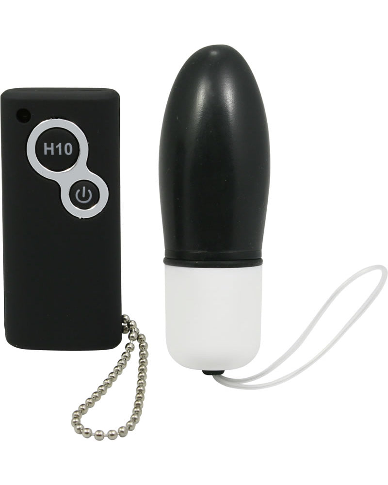 Bala anal vaginal Power Anal resistente al agua, color negro