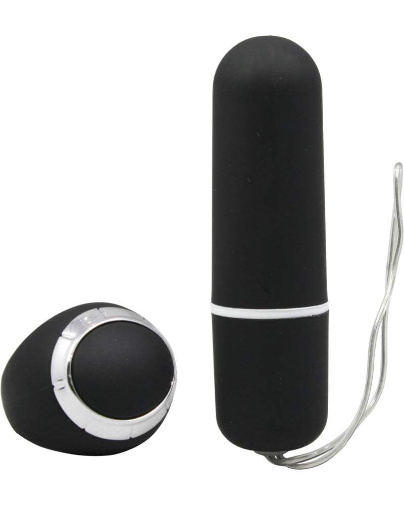 Control remoto Power Ring Mini Slim Bullet resistente al agua de 2,5 pulgadas, color negro