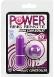 Control remoto Power Ring Mini Slim Bullet morado
