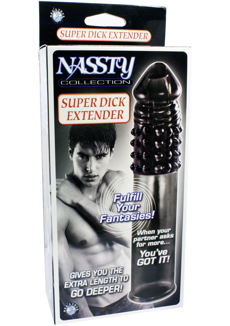 Nassty Super Dick Exterder Waterproof Smoke 3.5 inches