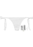 Vibro Panty Bikini Remote Control Waterproof White One Size