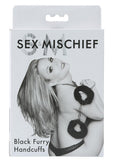 Sex And Mischief Furry Handcuffs Black