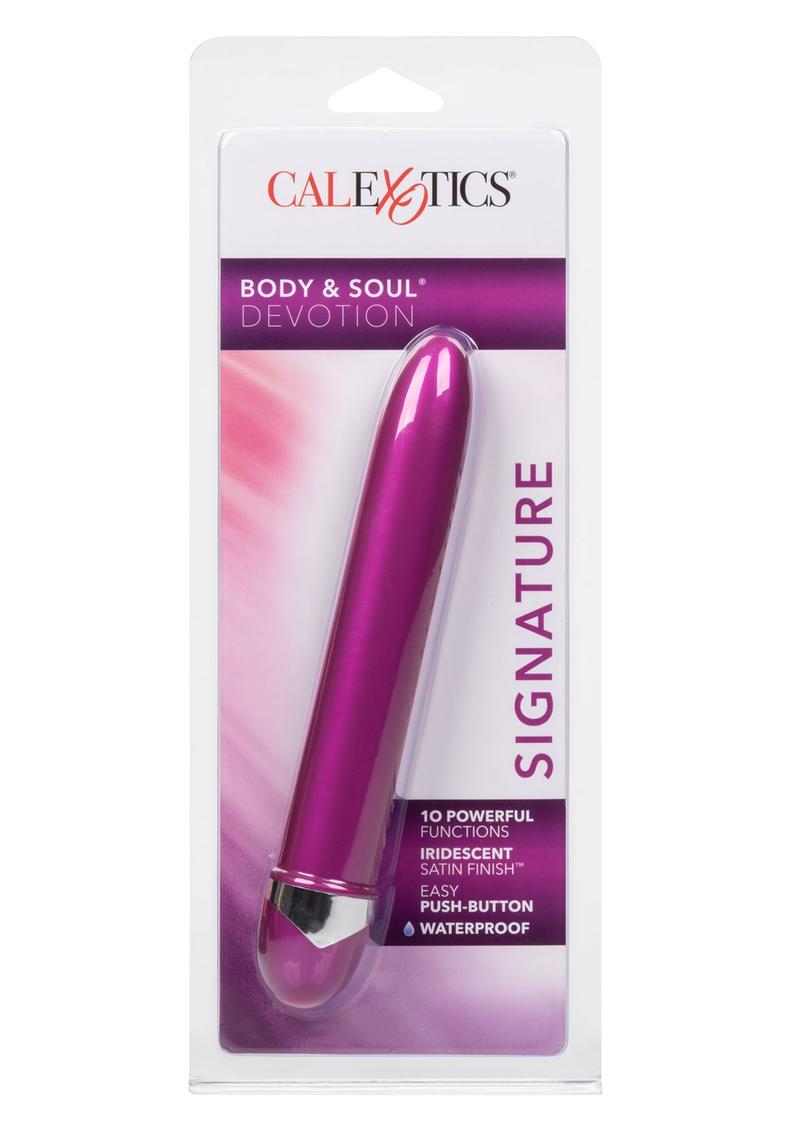 Body And Soul Devotion Vibrator Waterproof 6 Inch Pink