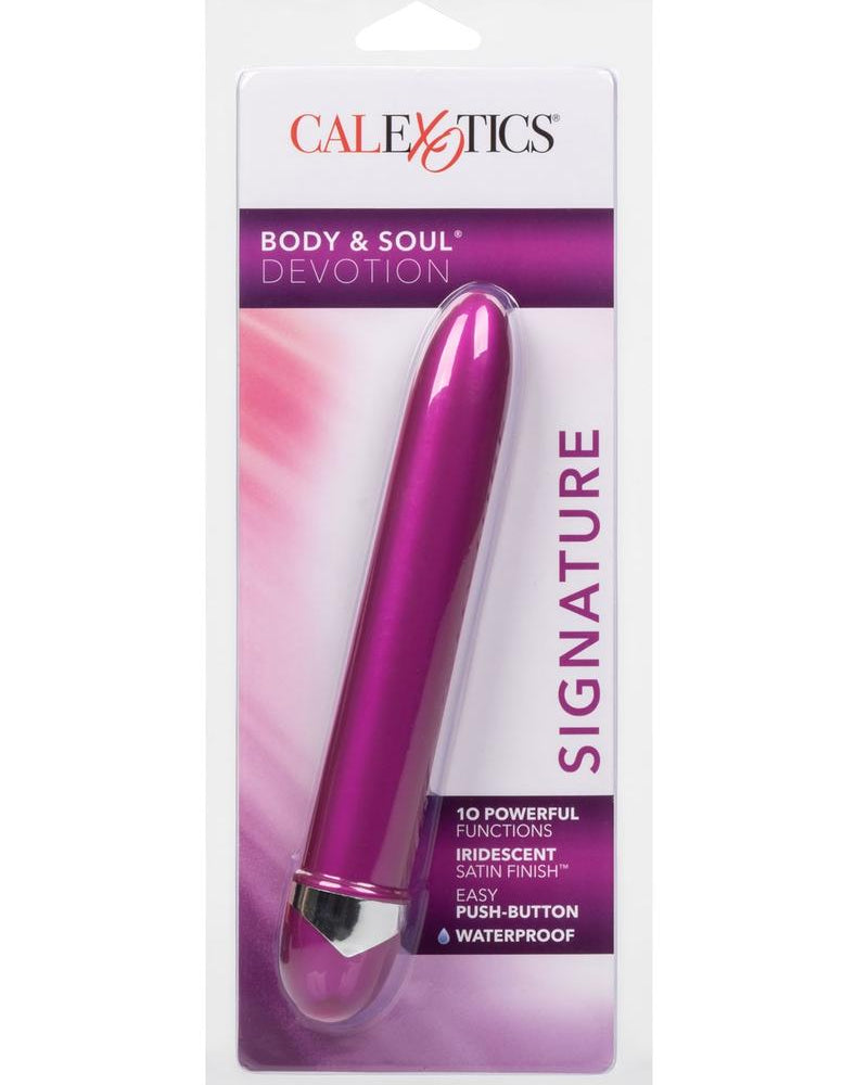 Vibrador Body And Soul Devotion resistente al agua, 6 pulgadas, color rosa